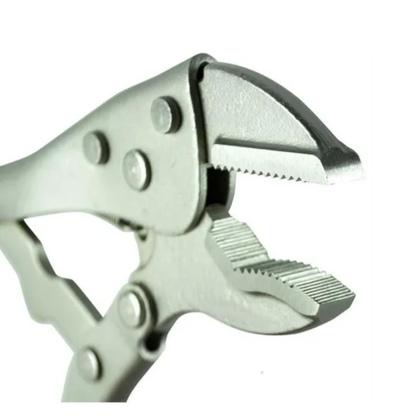 Imagem de Kit 5 Alicate De Pressão 10 Tramontina Triangular Cor Inox