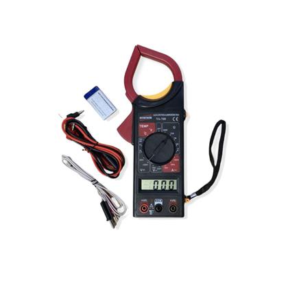 Imagem de Kit 5 Alicate Volt Amperímetro Digital Tensão Continuidade Corrente Resistência Temperatura Va-760 Portátil Instrutherm