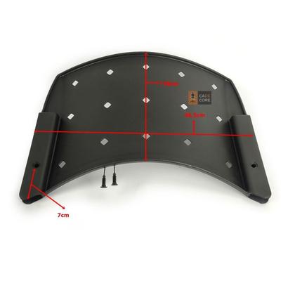 Imagem de Kit 5 Assento/Encosto Plastico Preto Ergoplax Iso Plástico