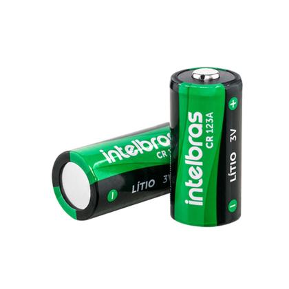 Imagem de Kit 5 baterias nao recarregavel de litio 3 v cr 123a intelbras para sensor 8000