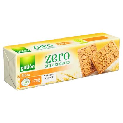 Imagem de Kit 5 Biscoito Importado Fibra Integral Gullon 170G S/Açúcar