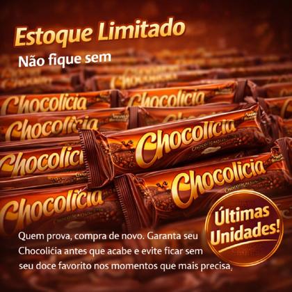 Imagem de Kit 5 Biscoito Recheado sabor Chocolate Chocolicia 132g