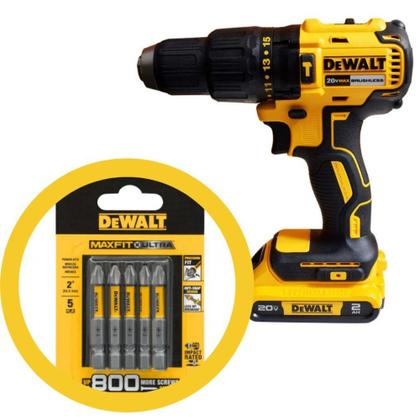 Imagem de Kit 5 bits philips dewalt ph2 50mm maxfit