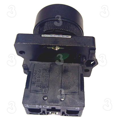 Imagem de Kit 5 Botão de Comando Pulsador Sem Trava Verde Impulso 1na Pulso 22mm EA31