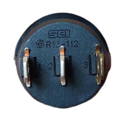 Imagem de Kit 5 Botões Farol Milha Neblina Universal Led Interruptor Azul