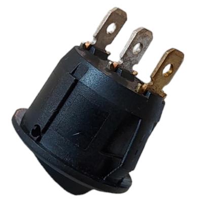 Imagem de Kit 5 Botões Farol Milha Neblina Universal Led Interruptor Azul