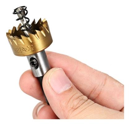 Imagem de Kit 5 Brocas Serra Copo Metal Aço Ferro 16/18,5/20/25/30mm