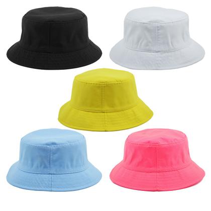 Imagem de Kit 5 Bucket Preto, Branco, Amarelo, Azul Claro E Rosa Neon