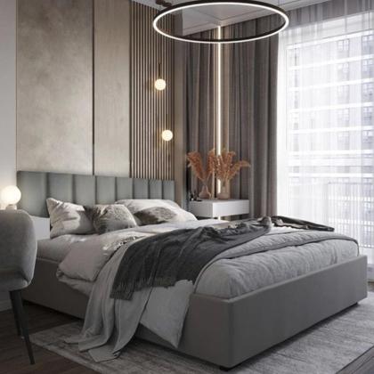 Imagem de Kit 5 Cabeceiras de Cama Box Solteiro Estofada Modulada 1,00mX45cm