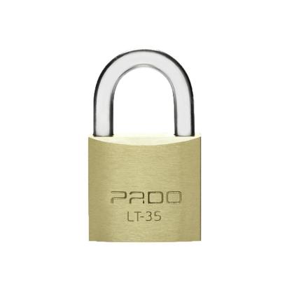 Imagem de Kit 5 Cadeado Pado De 35mm Mesmo Segredo Iguais Mesma Chave