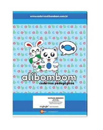Imagem de Kit 5 Caderno Brochurão Flexivel S/Pauta Alibombom 60 Folhas