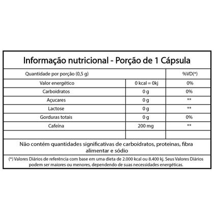 Imagem de Kit 5 Cafeína 200Mg Catarinense Pharma 60 Cápsulas