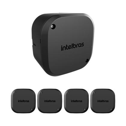 Imagem de Kit 5 Caixas de Passagem Plástica Câmeras Bullet/Dome Interno VBOX 1100 Black Intelbras