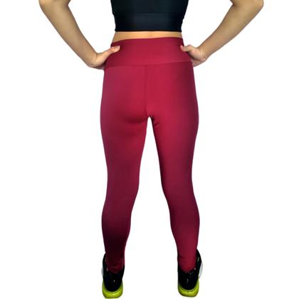 Imagem de Kit 5 Calças Femininas Legging Cós Lisas Cores Sortidas Suplex Pp ao Plus Size