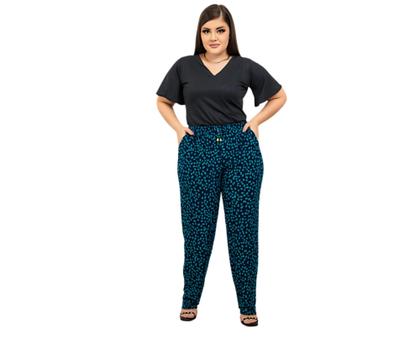 Imagem de kit 5 Calças Liganete Verão Plus M AO G3