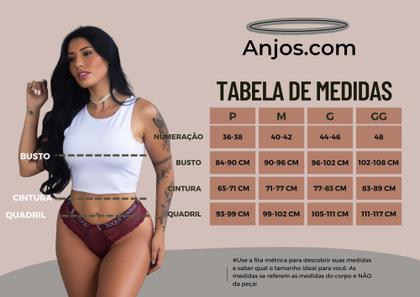 Imagem de Kit 5 Calcinha Cinta Algodão Confortável Microfibra Lingerie Feminina SKU-0015K5