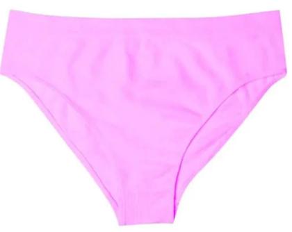 Imagem de Kit 5 Calçinha Cintura Alta Macia Larga Microfibra