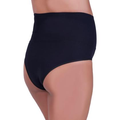 Imagem de Kit 5 Calcinha Gestante Cinta Cós Alto Modeladora Betina