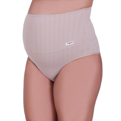 Imagem de Kit 5 Calcinha Gestante Cinta Cós Alto Modeladora Betina