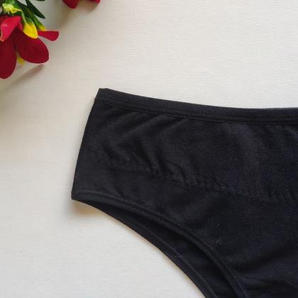 Imagem de Kit 5 calcinha Tangão de Algodão com Pala Cintura Alta