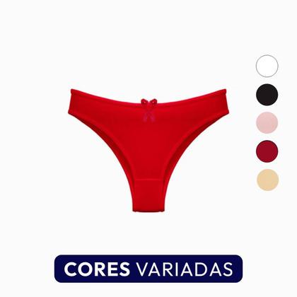 Imagem de Kit 5 Calcinhas Feminina em Microfibra A20