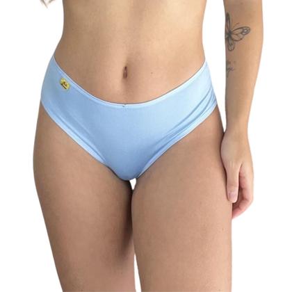 Imagem de Kit 5 Calcinhas Fio Duplo Sem Costura Fio Dental Lateral Larga Conforto Empina Bumbum