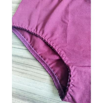 Imagem de Kit 5 Calçola De Algodão Senhora Calcinha Pala Larga Confortável