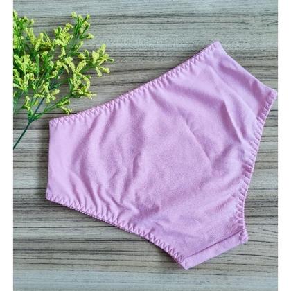 Imagem de Kit 5 Calçola De Algodão Senhora Calcinha Pala Larga Confortável