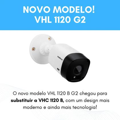 Imagem de Kit 5 Câmera de Segurança Intelbras Vhl 1120 B G2 Resolução 1mp Cor Branco
