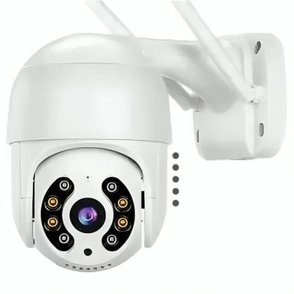 Imagem de Kit 5 Câmeras Ip Wifi A8 Hd Branco Prova Dágua Visão Noturna