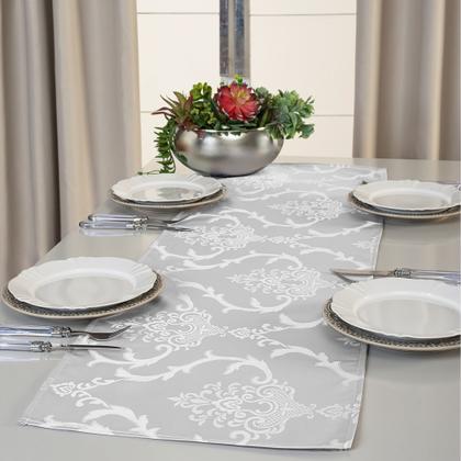 Imagem de Kit 5 Caminhos Trilho De Mesa Decorativo Jacquard 1,80m X 0,40m