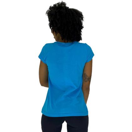 Imagem de Kit 5 Camisa Babylook MXD Conceito Casual Fitness Cores Básicas e Estampas Diversas