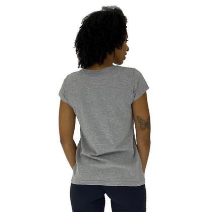 Imagem de Kit 5 Camisa Babylook MXD Conceito Casual Fitness Cores Básicas e Estampas Diversas