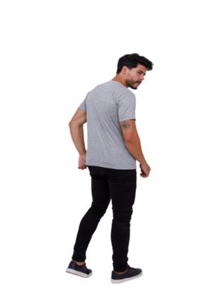 Imagem de Kit 5 Camisetas Básicas Lisa Manga Curta 100% Poliéster