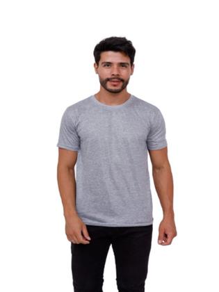 Imagem de Kit 5 Camisetas Básicas Lisa Manga Curta 100% Poliéster