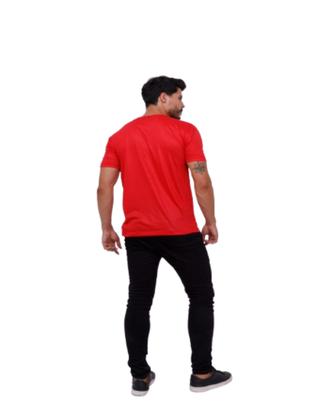 Imagem de Kit 5 Camisetas Básicas Lisa Manga Curta 100% Poliéster