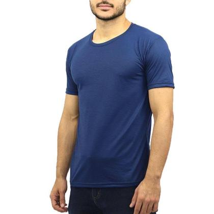 Imagem de Kit 5 Camisetas Básicas Masculina 100% Poliéster Cores Sortidas