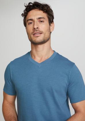 Imagem de Kit 5 Camisetas Básicas Masculina Flamê Com Decote V