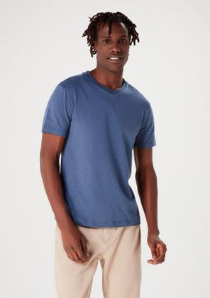 Imagem de Kit 5 Camisetas Básicas Masculina Flamê Com Decote V