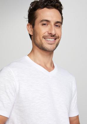 Imagem de Kit 5 Camisetas Básicas Masculina Flamê Com Decote V