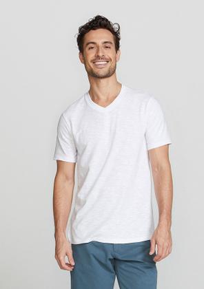 Imagem de Kit 5 Camisetas Básicas Masculina Flamê Com Decote V