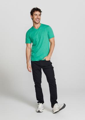 Imagem de Kit 5 Camisetas Básicas Masculina Flamê Com Decote V