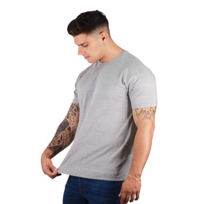 Imagem de Kit 5 Camisetas Básicas Masculinas Algodão Premium TRV