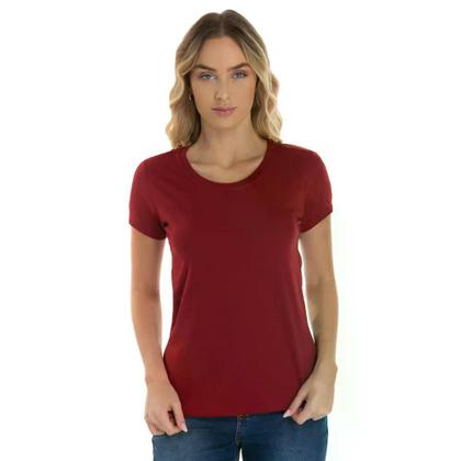 Imagem de Kit 5 Camisetas Feminina Baby Look 100% Algodão Premium