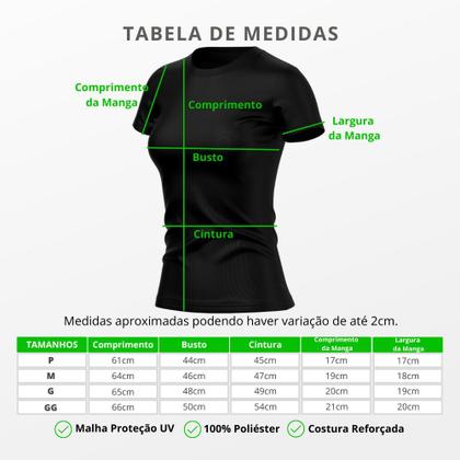 Imagem de Kit 5 Camisetas Feminina Dry Fit Básica Lisa Proteção Solar UV Térmica Blusa Academia Esporte Camisa 07