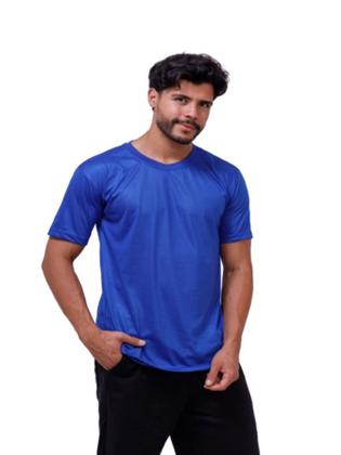 Imagem de Kit 5 Camisetas Lisas Básicas Manga Curta 100% Poliester