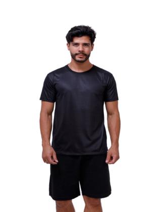 Imagem de Kit 5 Camisetas Lisas Básicas Manga Curta 100% Poliester