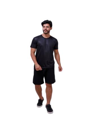 Imagem de Kit 5 Camisetas Lisas Básicas Manga Curta 100% Poliester