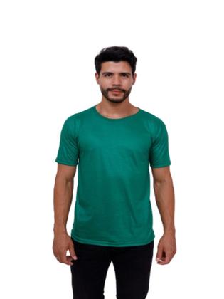 Imagem de Kit 5 Camisetas Lisas Básicas Manga Curta 100% Poliester