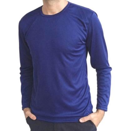 Imagem de Kit 5 Camisetas MANGA LONGA Unissex. Uso casual e esportivo.